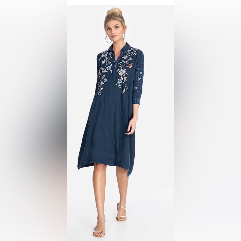 Johnny Was Shiloh Shirt Dress - Size XL